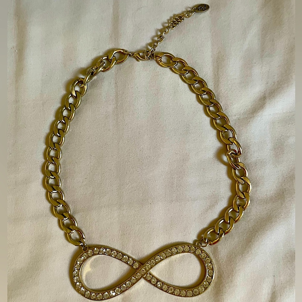 Gold Infinity Sign Necklace